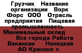 Грузчик › Название организации ­ Ворк Форс, ООО › Отрасль предприятия ­ Пищевая промышленность › Минимальный оклад ­ 25 000 - Все города Работа » Вакансии   . Ненецкий АО,Красное п.